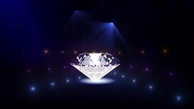 钻石灯光舞台背景视频视频的预览图